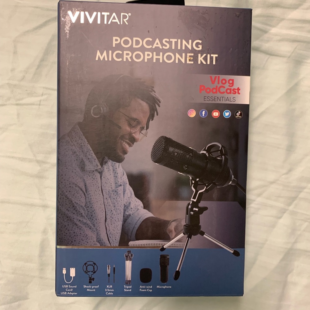 Vivitar Podcasting Microphone Kit
